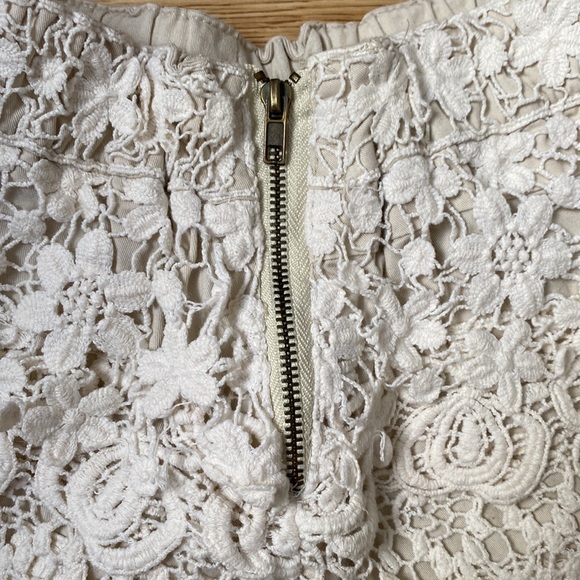 ZARA floral crochet pattern shorts - Picture 5 of 6